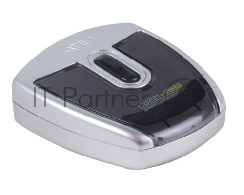 Переключатель Switch Aten 2 устройства USB, 2> 1 устройства, с 1 шнуром A>B Male, (USB 2.0) (US221A-A7)