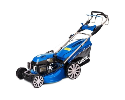 [Газонокосилка] HYUNDAI [L 5300S]  Бензиновая газонокосилка {самоходная, двигатель Hyundai ICV 200,4-х такт, 5,6 л.с./196 см3, Ширина среза 52.5 см, Высота среза 25-75 мм, 38.8 кг }