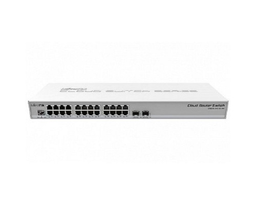 [Сетевое оборудование] MikroTik CRS326-24G-2S+RM Коммутатор Cloud Router Switch 326-24G-2S+RM with RouterOS L5, 1U rackmount enclosure