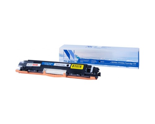 [Расходные материалы] NVPrint CE310A/CF350A/Canon 729 Картридж для HP LaserJet Color Pro 100 M175a/M175nw/CP1025/CP1025nw/M176n/M177fw/Canon i-SENSYS LBP7010C/LBP7018C Black (1300k)