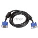 Кабель VCOM VVG6460-1.8 Кабель удлинительный Монитор-SVGA card (15M-15F) 1.8m, 2 фильтра       