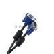 Кабель VCOM VVG6460-1.8 Кабель удлинительный Монитор-SVGA card (15M-15F) 1.8m, 2 фильтра       