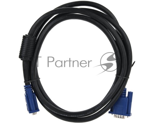 Кабель VCOM VVG6460-1.8 Кабель удлинительный Монитор-SVGA card (15M-15F) 1.8m, 2 фильтра       
