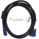 Кабель VCOM VVG6460-1.8 Кабель удлинительный Монитор-SVGA card (15M-15F) 1.8m, 2 фильтра       