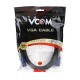 Кабель VCOM VVG6460-1.8 Кабель удлинительный Монитор-SVGA card (15M-15F) 1.8m, 2 фильтра       