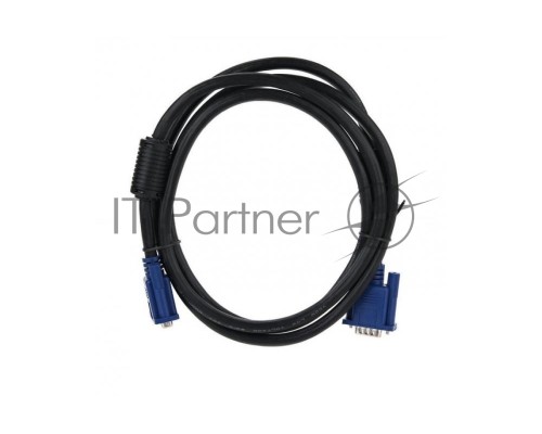 Кабель VCOM VVG6460-1.8 Кабель удлинительный Монитор-SVGA card (15M-15F) 1.8m, 2 фильтра       
