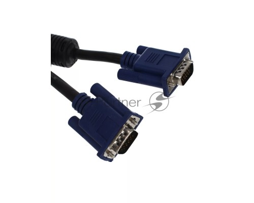 Кабель монитор-SVGA card (15M-15M) 3.0м 2 фильтра VCOM