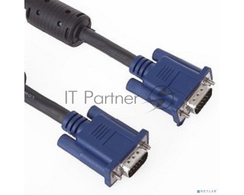 Кабель монитор-SVGA card (15M-15M) 3.0м 2 фильтра VCOM