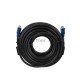 Кабель VCOM VVG6448-15M(C) Кабель монитор-SVGA card (15M-15M) 15м 2 фильтра     