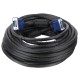 Кабель VCOM VVG6448-15M(C) Кабель монитор-SVGA card (15M-15M) 15м 2 фильтра     