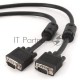 Кабель Gembird/Cablexpert CC-PPVGA-10, Кабель VGA Premium  15M/15M, 3.0м, белый, тройной экран, феррит.кольца 