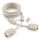 Кабель Gembird/Cablexpert CC-PPVGA-10, Кабель VGA Premium  15M/15M, 3.0м, белый, тройной экран, феррит.кольца 