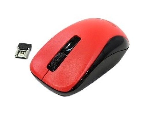 [Мышь] Genius Мышь NX-7005 Red { оптическая, 800/1200/1600 dpi, радио 2,4 Ггц, 1хАА, USB} [31030127103/31030017403]
