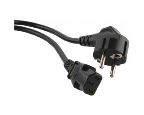 [Хиперланй] Hyperline PWC-IEC13-SHM-10-BK Кабель питания компьютера (Schuko+C13) (3x1.00), 10A, угловая вилка, 10 м