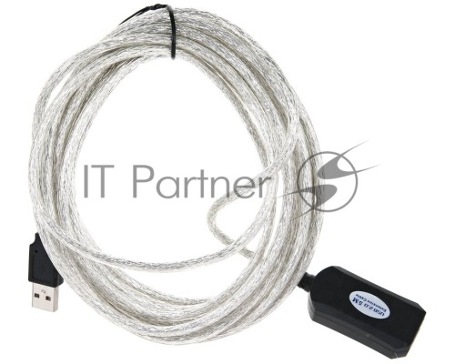 Кабель VCOM VUS7049-5M  USB2.0-repeater, удлинительный активный <Am-->Af> 5м