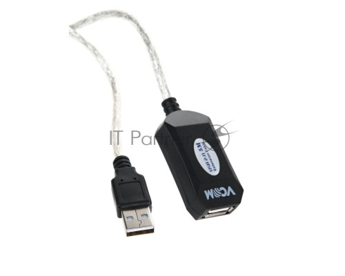 Кабель VCOM VUS7049-5M  USB2.0-repeater, удлинительный активный <Am-->Af> 5м