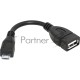 Кабель-переходник Defender microUSB (M) - USB (F)  /для подкл. устр. USB Flash, HDD, мыши, и и т.д./ поддерж. режим OTG.