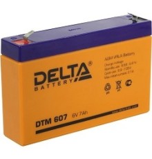 Delta DTM 607 (7 А\ч, 6В) свинцово- кислотный аккумулятор  