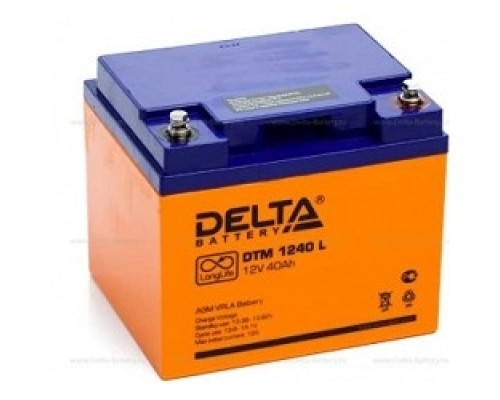 [батареи] Delta DTM 1240 L (40 Ач, 12В) свинцово- кислотный аккумулятор  