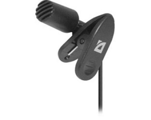 [Наушники] Defender MIC-109 черный, на прищепке, 1,8 м [64109]