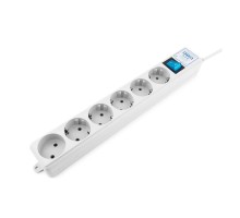 PowerCube PRO Фильтр-удлинитель (SPL(5+1)-16B-P-1,9М) 1.9 м, 6 розеток, 16А/3,5кВт, LC контур - подавление В/Ч помех {13062}