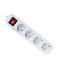 Defender Удлинитель S418 1.8 м, 4 розетки [99237], выключатель, с заземлением