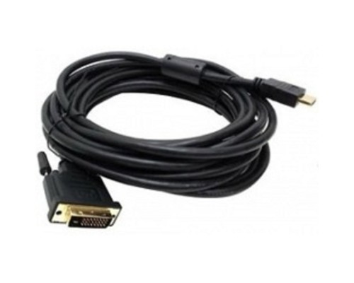 [Кабель] Кабель Buro HDMI-19M-DVI-D-10m 24M/19M 10м позол/ферритовые кольца (HDMI-19M-DVI-D-10M)