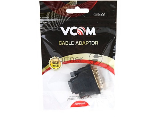 Переходник VCOM HDMI 19F to DVI-D 25M позолоченные контакты <VAD7818> 