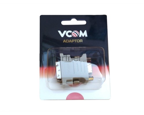 Переходник Vcom Адаптер DVI-I - VGA(15F) VCOM <VAD7817> 