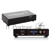 Переходник VCOM DD491 Конвертер VGA + аудио => HDMI