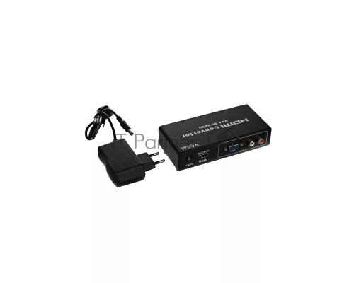 Переходник VCOM DD491 Конвертер VGA + аудио => HDMI