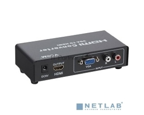 Переходник VCOM DD491 Конвертер VGA + аудио => HDMI