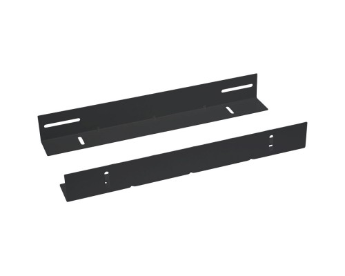 [Cabeus аксессуары к монтажным шкафам] Cabeus JH05-06-100KG-BK Направляющие в шкафглубиной 600мм для установки серверногооборудования, пара, усиленные до 100кг, цветчерный (RAL 9004)