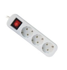 Defender Удлинитель S318 1.8 м, 3 розетки [99233] выключатель, с заземлением
