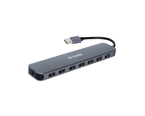 [Сетевое оборудование] D-Link DUB-H7/E1A Концентратор с 7 портами USB 2.0 (1 порт с поддержкой режима быстрой зарядки)
