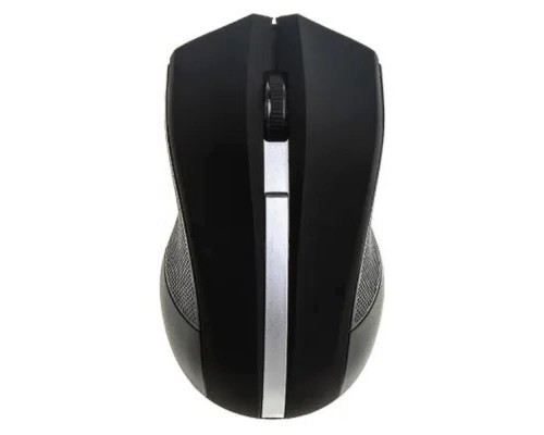 [Мышь] Oklick 615MW черный/серебристый оптическая (1000dpi) беспроводная USB (2but) [412860]