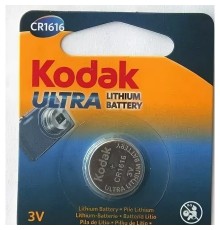 Kodak CR1616-1BL (MAX Lithium) (60/240/12000) ULTRA (1 шт. в уп-ке) 