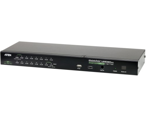 Переключатель электронный, 16 портов PS2/USB, доступ по IP 16 PORT PS/2-USB KVMP SWITCH ON THE NET