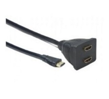 Cablexpert DSP-2PH4-002 Разветвитель HDMI Cablexpert DSP-2PH4-002, HD19F/2x19F, 1 компьютер => 2 монитора, пассивный, Full-HD, 3D, 1.4v