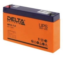 Delta HR 6-7.2 (7.2 А\ч, 6В) свинцово- кислотный аккумулятор  