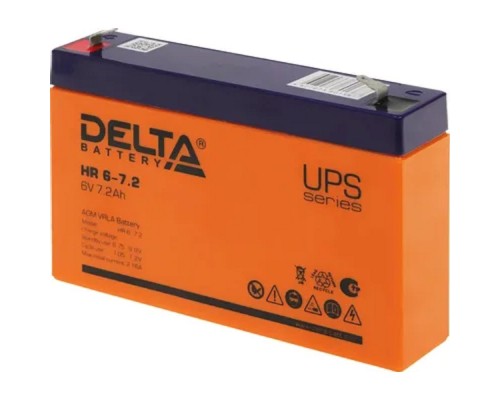 [батареи] Delta HR 6-7.2 (7.2 Ач, 6В) свинцово- кислотный аккумулятор  