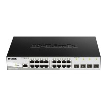 D-Link DGS-1210-20/ME/B1A Управляемый L2 коммутатор с 16 портами 10/100/1000Base-T и 4 портами 1000Base-X SFP