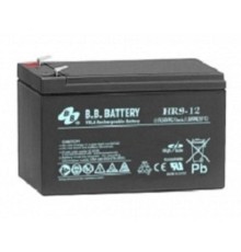 АКБ B.B. Battery HR 9-12 (12В 9Ач  =216 Вт/блок, ДхШхВ 151x65x94 мм, масса 2,75 кг) клеммы F2