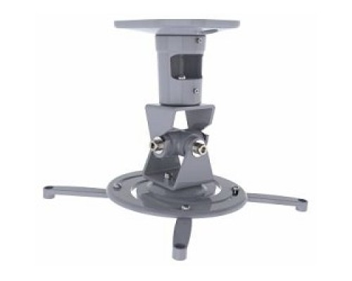 [Крепежи для проекторов] Cactus CS-VM-PR01-AL серебристый Кронштейн для проектора макс.10кг настенный и потолочный поворот 