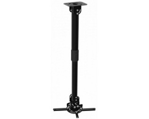 [Крепежи для проекторов] Cactus CS-VM-PR16L-BK черный Кронштейн для проектора  макс.13.6кг настенный и потолочный поворот и наклон