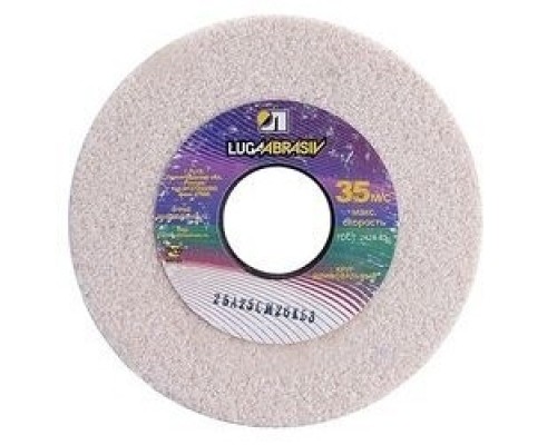 [ЛУГА] ЛУГА Круг заточной абразивный, электрокорунд белый, зерно 60, 175х20, посадка 32мм [3655-175-20]