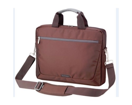 [Сумка для ноутбука] Сумка SUMDEX PON-111BR (нейлон, коричневая до 15,6
