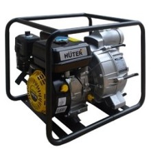 Huter MPD-80 Мотопомпа [70/11/4] { Бак-3,6 л. 7 л.с. Глуб.-8м, напор-30м, 900 л/мин,гряз.Вода }