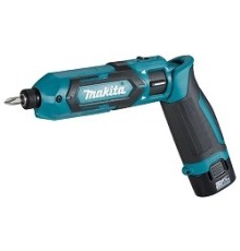 Makita TD022DSE Отвертка ак(уд),{7.2В,2х1Ач Li-ion,2450об\м,25Нм,6-ти гран1\4