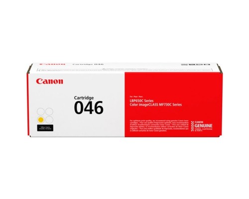 [Расходные материалы] Canon Cartridge 046Y  1247C002 Тонер-картридж желтый  для Canon i-SENSYS MF735Cx, 734Cdw, 732Cdw (2300 стр.) (GR)
